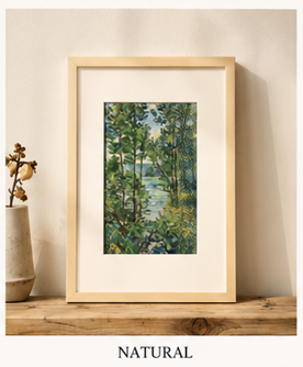 Wood Color Frame A4 -Natural